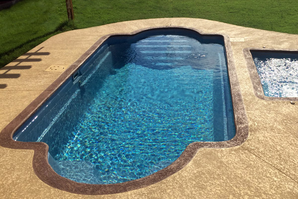 milano fiberglass swimming pool for sale